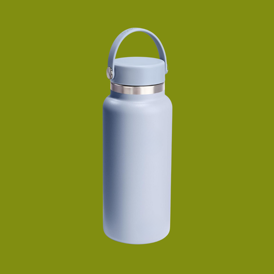 Purple Daily Hydration Dual Lid Insulated Stainless Steel Water Bottle